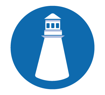 icon depicting a lighthouse