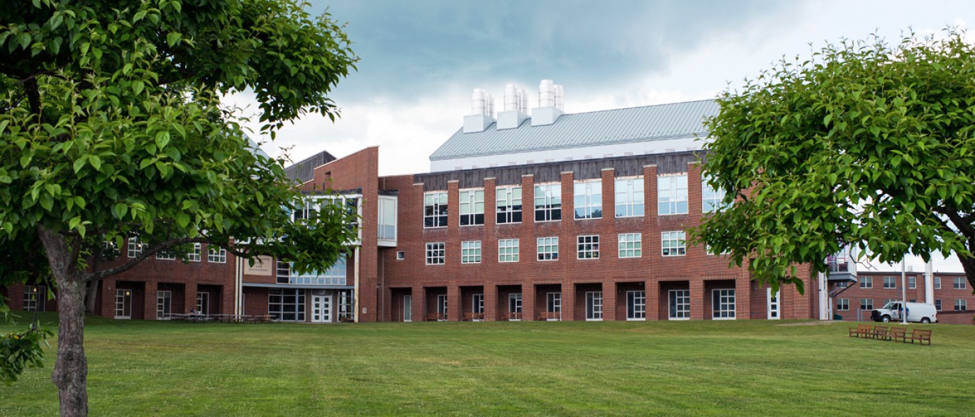 The exterior of the Alfond Center for Health Sciences