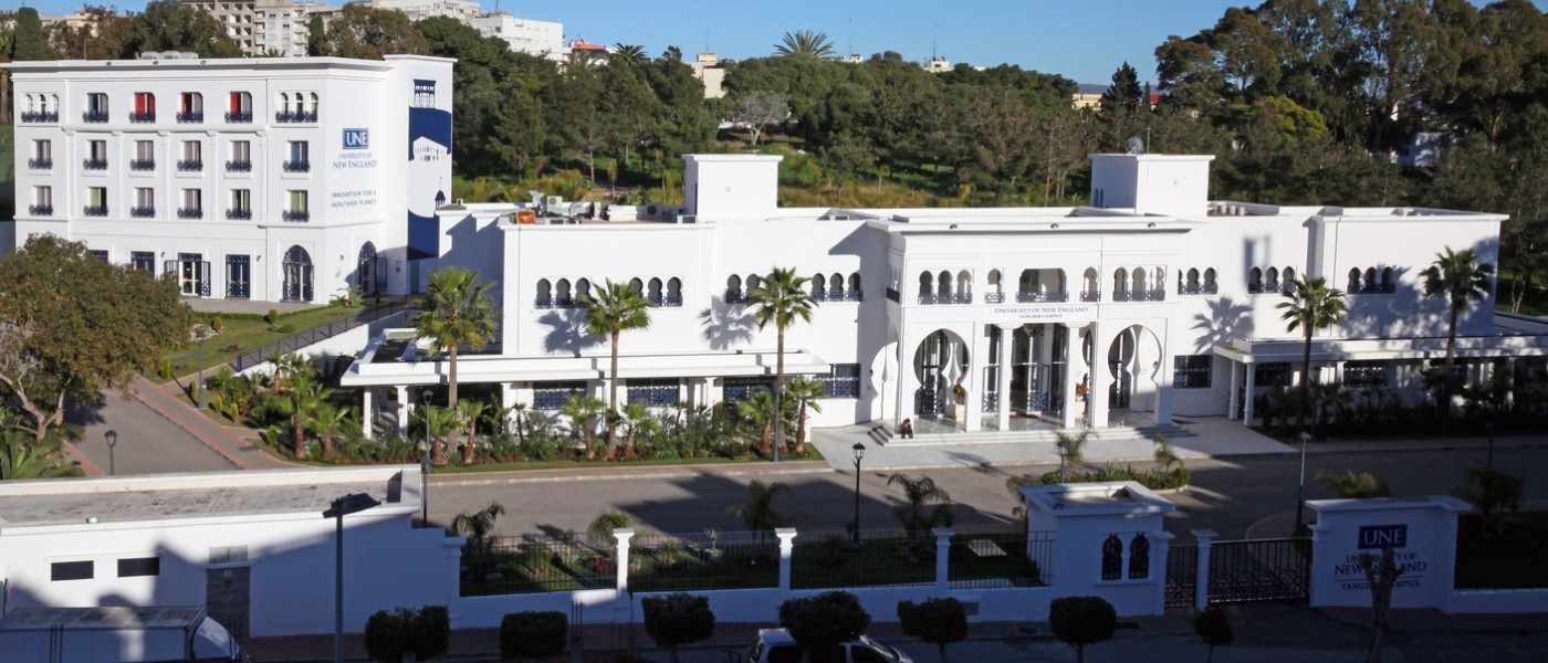 Tangier, Morocco Campus with both Academic Building and Residence Hall